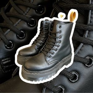 ‼️SOLD‼️ Pre-Owned Dr. Martens Vegan Jadon II Mono Platform Boots